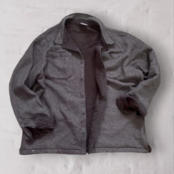 Mens Columbia Great Hart Mountain Shirt Jacket in Cordovan Heather- - Picture 10 of 16